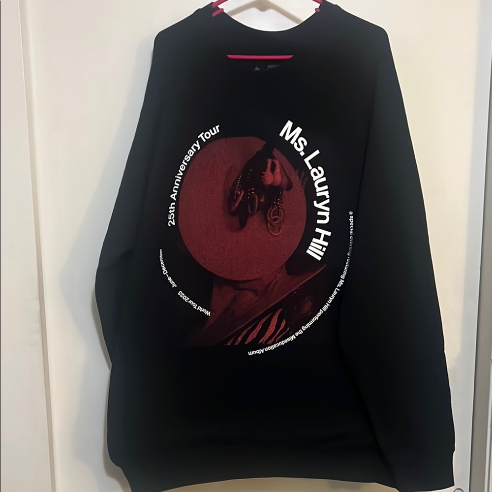 Black Graphic Sweater